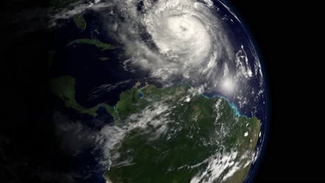 Hurrikan-Aus-Dem-Weltraum-Satellit-Erde-Sturm-Taifun-Klima-Wolke-Wetter-4k